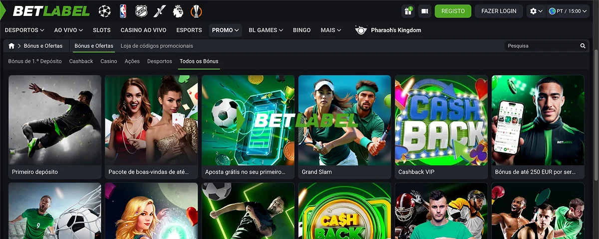BetLabel Versão Para Telemóvel