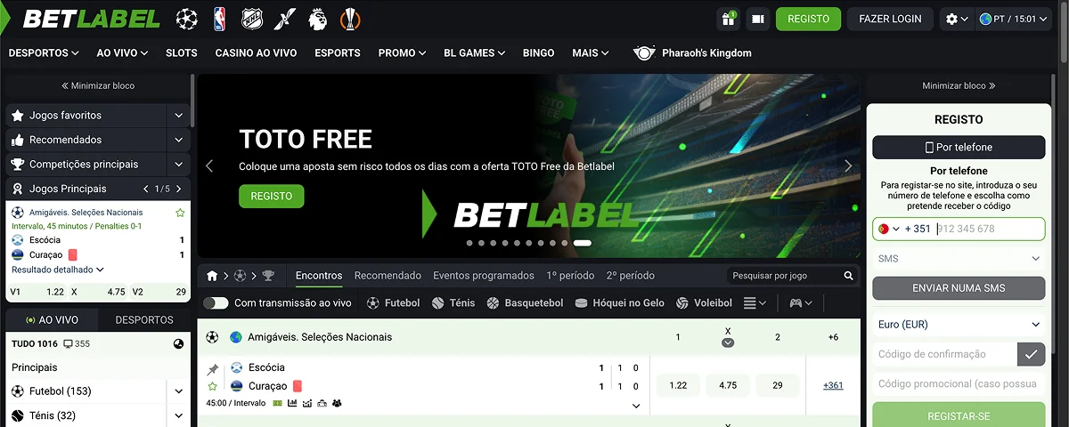 BetLabel Casa De Apostas Online